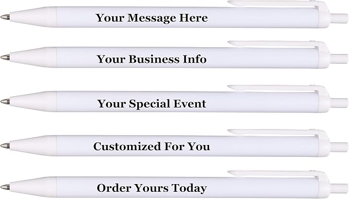 RevMark Personalized Ballpoint Pen, Custom Printed Name, Business or Event by RevMark