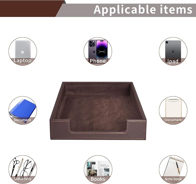 RHCSZ PU Leather Letter Tray - Image 4