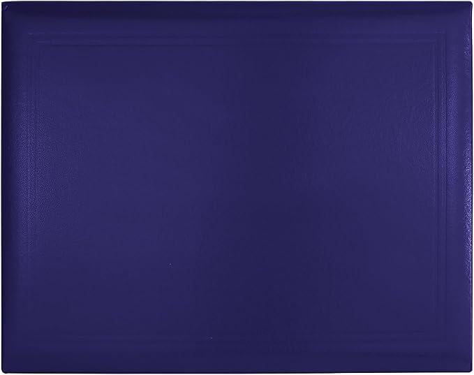GraduationMall 8.5"x11" Smooth Padded Diploma Cover Certificate Holder Purple - Image 2