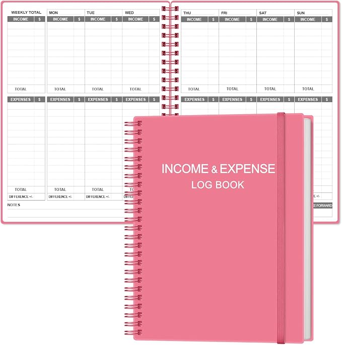 Heveboik Income & Expense Log Book by Heveboik