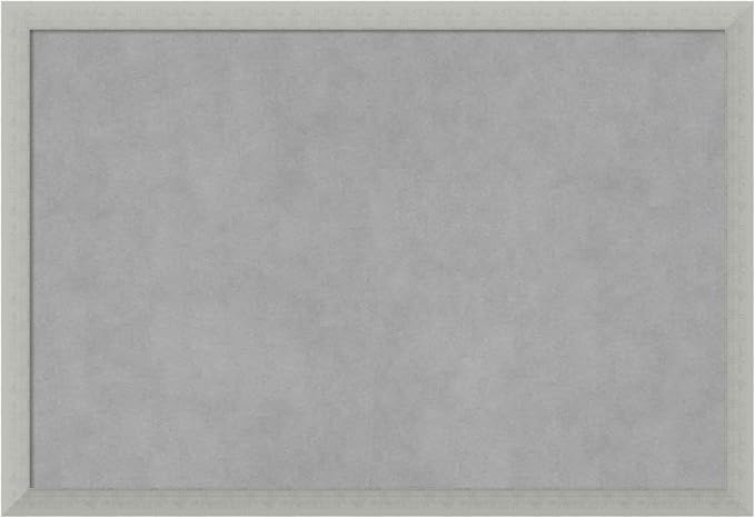 Amanti Art Silver Framed Magnetic Board 18x26 Medium Vision Board by AmantiArt