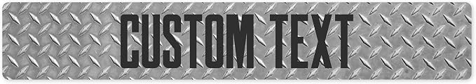Custom Sign, Custom Street Sign, 11 Font Colors, 13 Font Styles, 4 Hole Options by MySignCenter