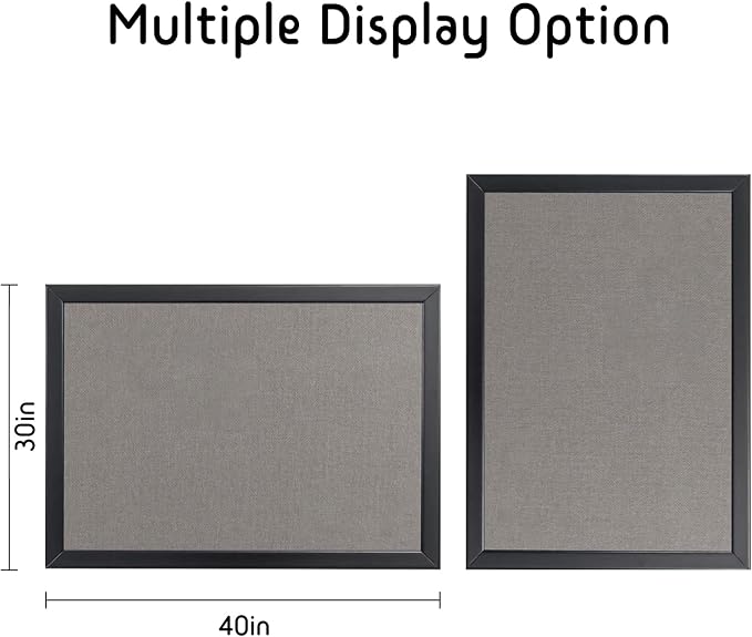 Gideal Bulletin Board 40x30 Inch, Cork Board - Image 6