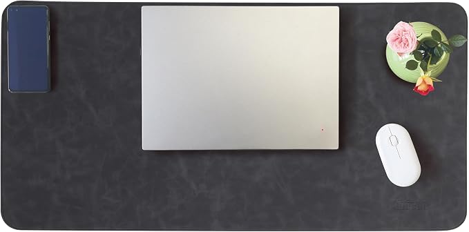 Huicon Faux Leather Desk Mat, 31.5"x15.7" Non-Slip PU Leather Desk Pad by Unknown