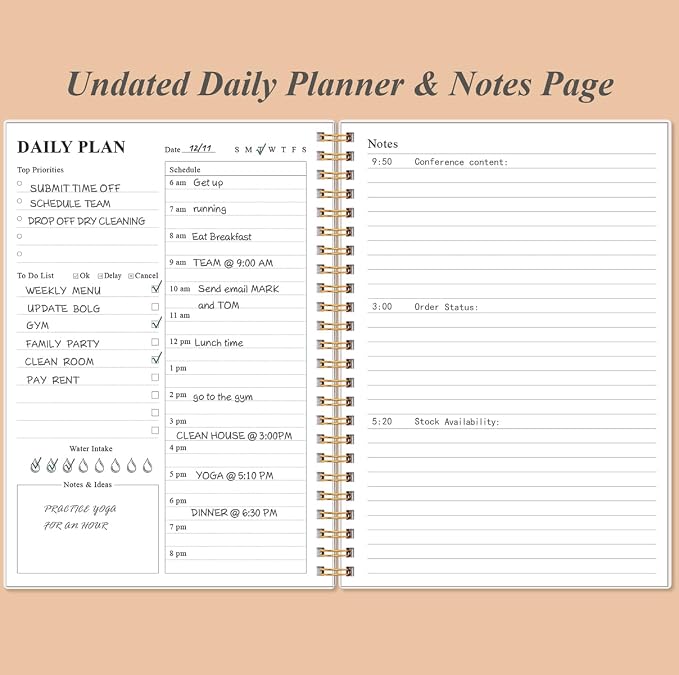 Daily Planner Undated - Image 3