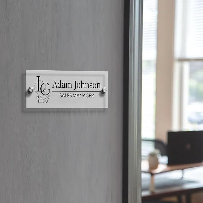 Custom Name Plates for Doors Personalized Wall Name Signs Office Workspace - Image 6
