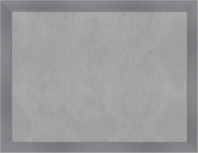 Amanti Art Grey Framed Magnetic Board 20x26 Medium Vision Board by AmantiArt