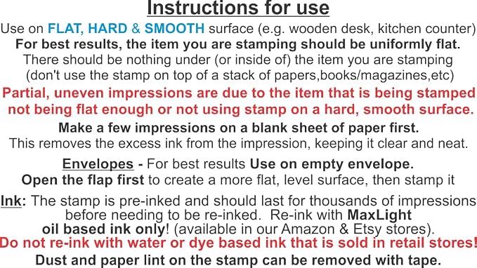 PrettySweetParty Self Inking Return Address Stamp - Image 8