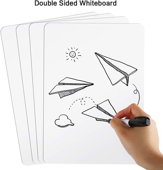 Dry Erase Lapboards, HERKKA 25 Pack Double Sided Dry Erase Lap Boards 9 x 12.5 - Image 3