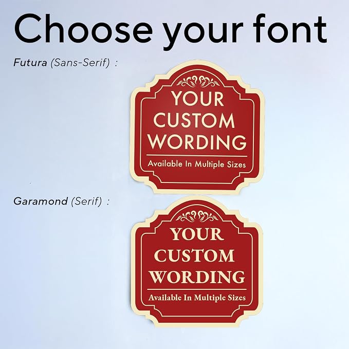 Custom Decorative Outdoor Metal Sign - Image 9