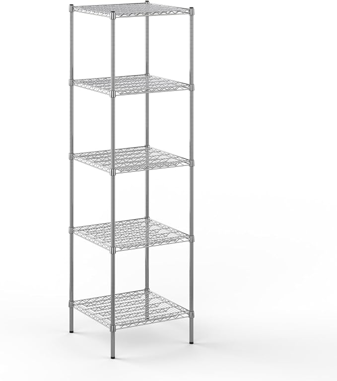 Regal Altair 24" Deep x 24" Wide x 86" Height Wire Shelving Kit | 5-Tier | NSF by Regal+Altair