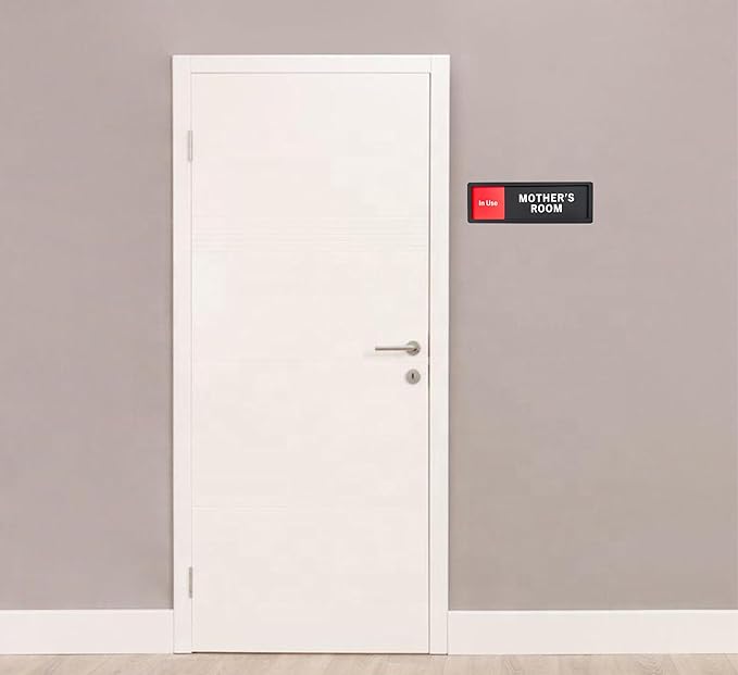 Mother's Room Sign – Privacy In Use / Available Slide Switch Sign, Premium - Image 5