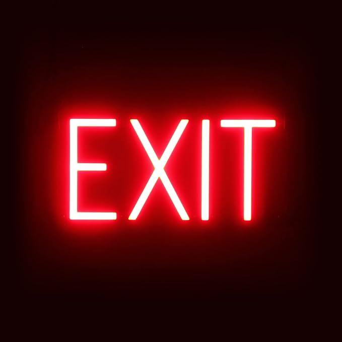 SpellBrite EXIT Sign | Directional Sign by SpellBrite