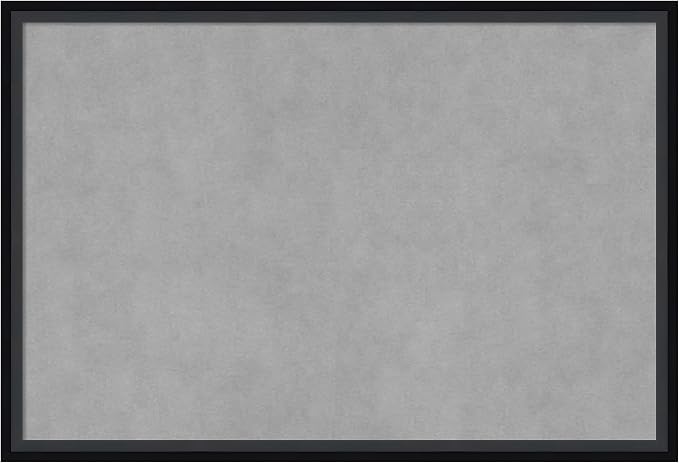 Amanti Art Black Framed Magnetic Board 17x25 Medium Vision Board by AmantiArt
