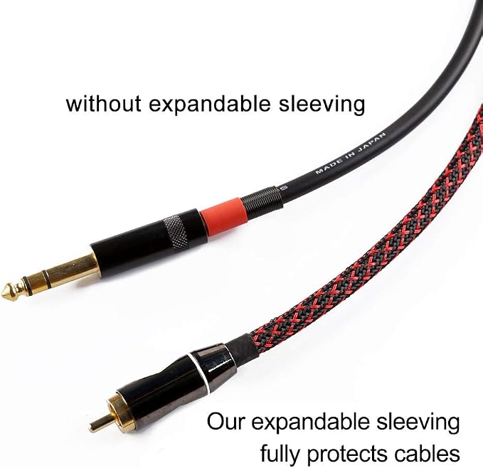 100ft - 1/2 inch PET Expandable Braided Sleeving – BlackRed – Alex Tech Braided - Image 2