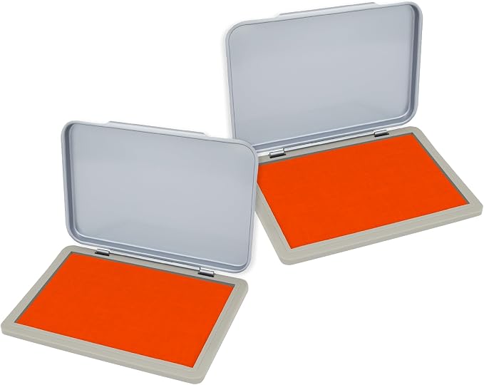 2 Pack Metal Case Stamp Pad Medium Size by ZIGEL
