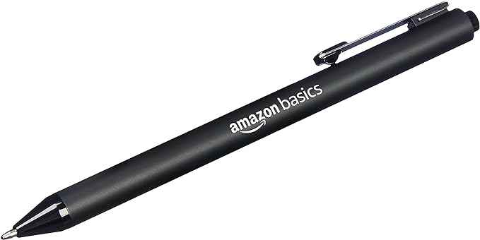 Amazon Basics Black Ballpoint Pens