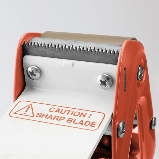 TAPEWELL Heavy Duty Metal Frame 3 Inch Wide Packing Tape Dispenser Gun - Image 5