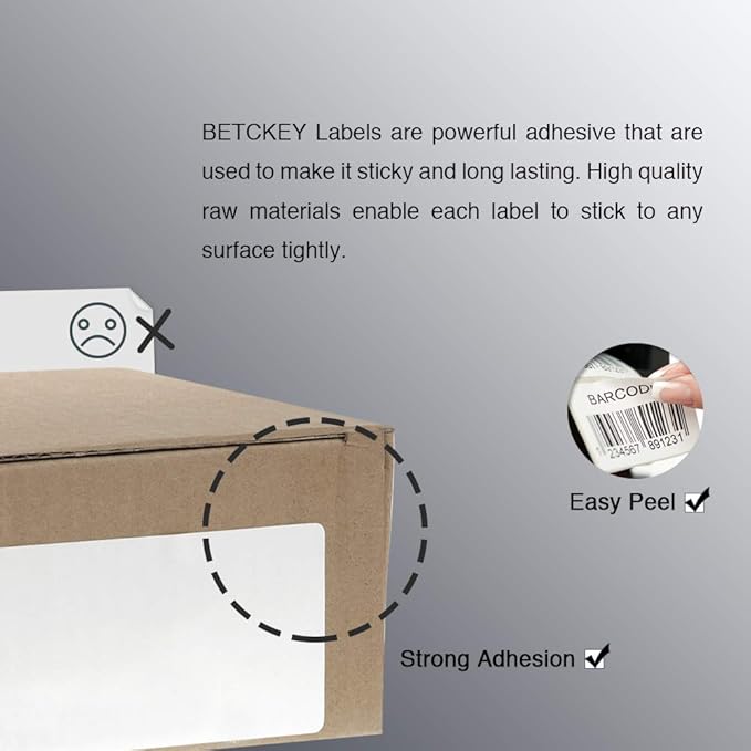 BETCKEY - 4" x 2.5" Shipping & Multipurpose Labels Compatible - Image 4