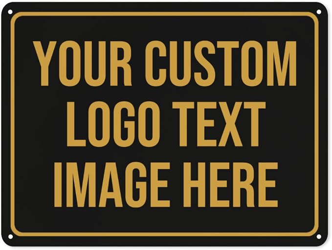 Custom Signs Outdoor Metal Sign Custom Sign Outdor Indoor Personalized Signs by Tmqytuox