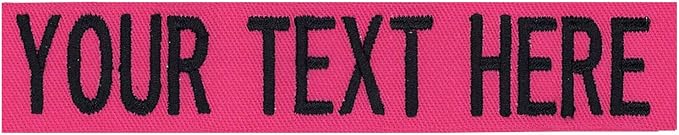 Custom Uniform Name Tapes Solid Colors. Made in The U.S.A. Ships Under 24 by NORTHERNSAFARI