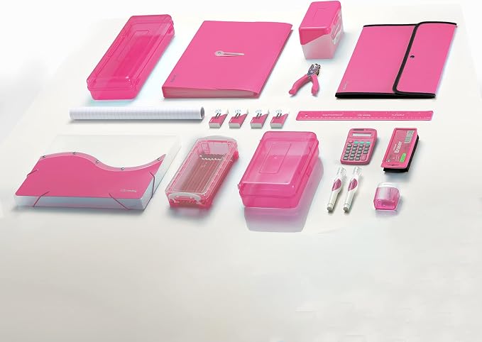 Enday Index Card Holder Pink, 3x5 Note Flash Card Organizer Case, Index Card - Image 7