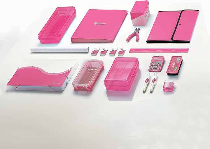 Enday Index Card Holder Pink, 3x5 Note Flash Card Organizer Case, Index Card - Image 7