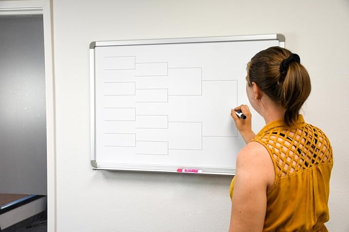 12 Team Bracket Whiteboard 60" x 40" - Image 4