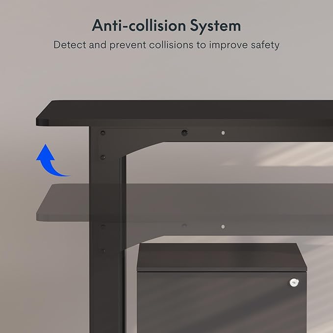 FLEXISPOT 4 Legs Standing Desk 63 x 28 Inch Electric Adjustable Height - Image 6