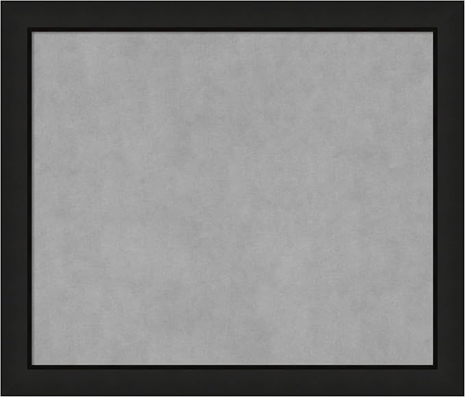 Amanti Art Black Framed Magnetic Board 23x27 Medium Vision Board by AmantiArt