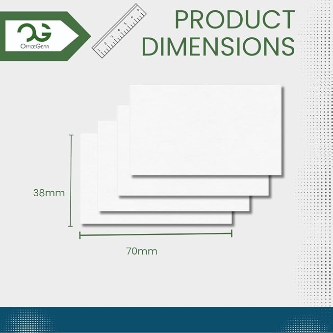 OfficeGear Shelf Edge Barcode Price Ticket Labels 21-up 38x70mm Custom - Image 4