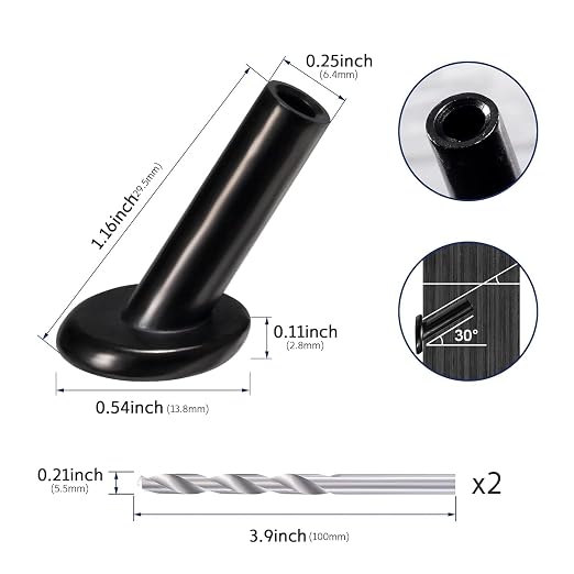 RiaYer 50 Pack 30 Degree Angle Protective Sleeves, T316 Marine Grade Cable - Image 2