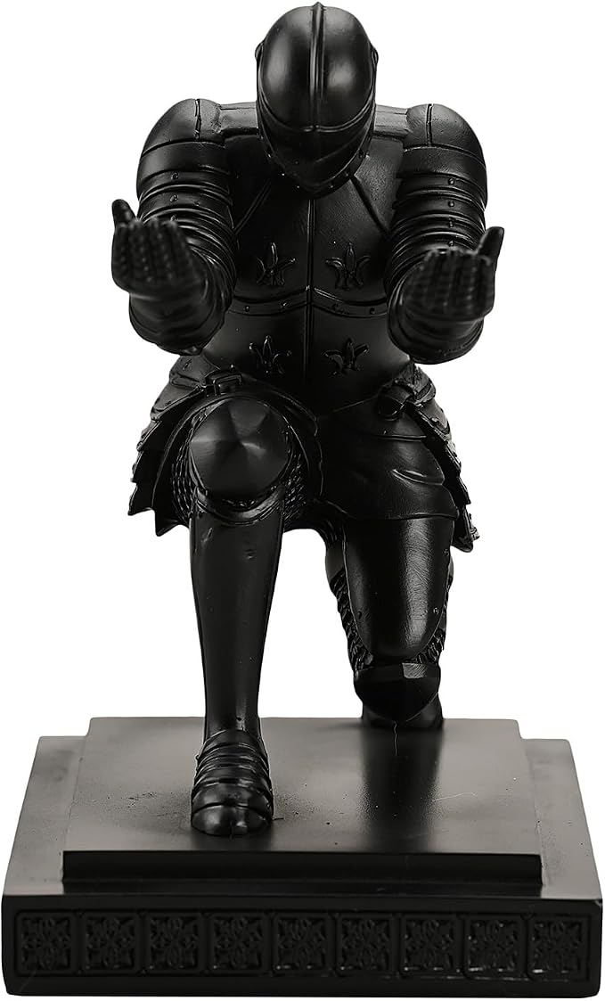 Amoysanli Knight Pen Holder Desk Organizers and Accessories Desk Decor Resin - Image 7