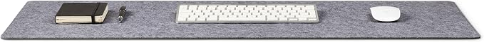 Wolvende Premium Felt Desk Mat | Medium 12" x 36" | Multifunctional Desk Pad - Image 2