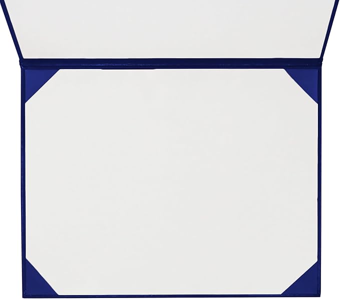 GraduationMall 8.5"x11" Smooth Padded Diploma Cover Certificate Holder Royal - Image 4
