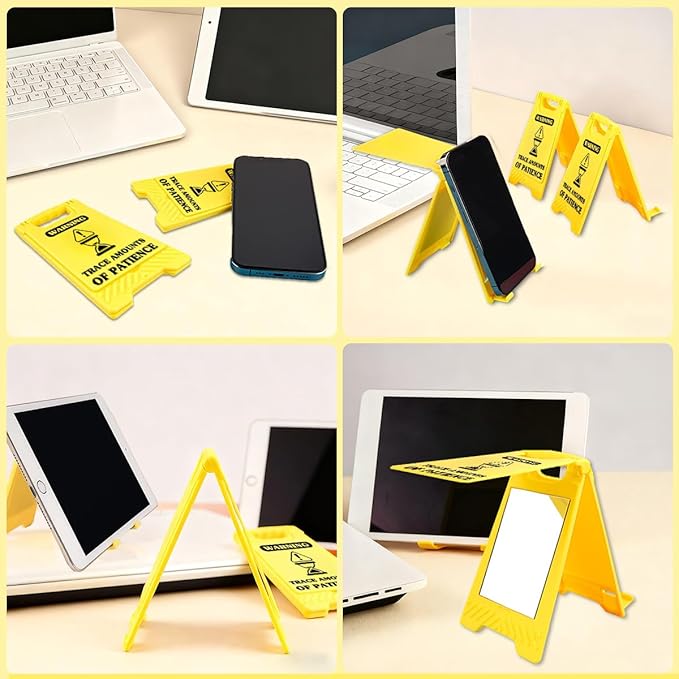 Funny Office Desk Accessories, Office Cubicle Decor, Phone Holder Mirror - Image 5