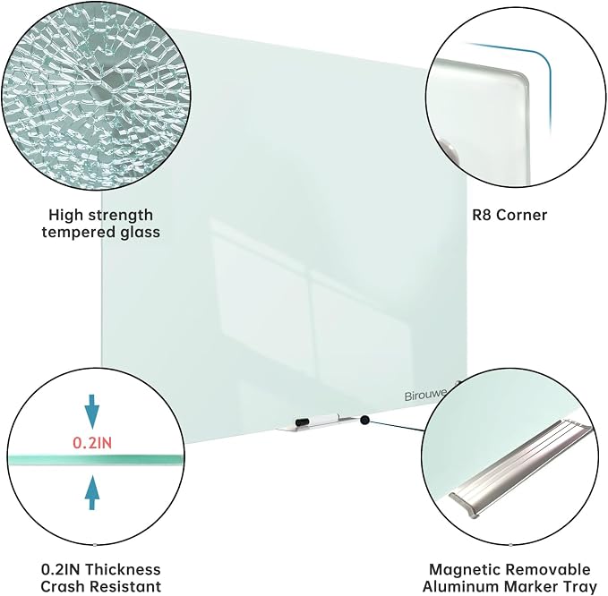 Glass Whiteboard 36 * 60Inches - Image 2