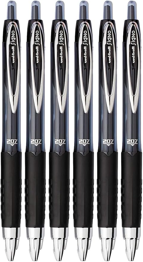 Advantage Gifts Signo 207 Roller Ball Retractable Gel Pens, Medium Point by Advantage+Gifts