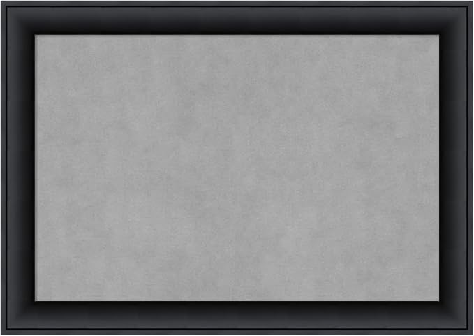 Amanti Art Black Framed Magnetic Board 19x27 Medium Vision Board by AmantiArt