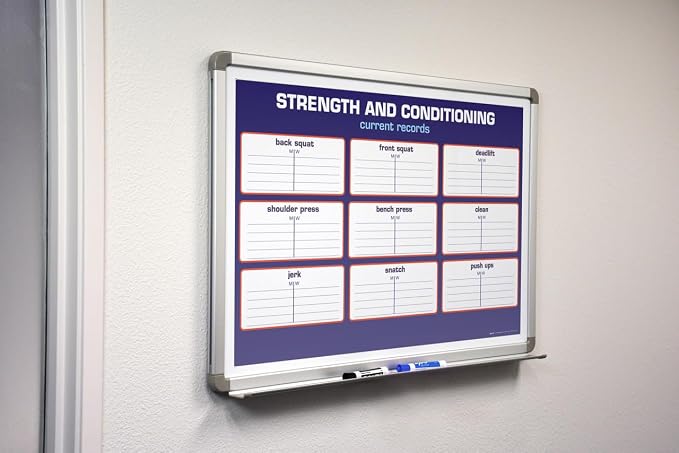 Strength and Conditioning Whiteboard 36" x 24" - Image 2
