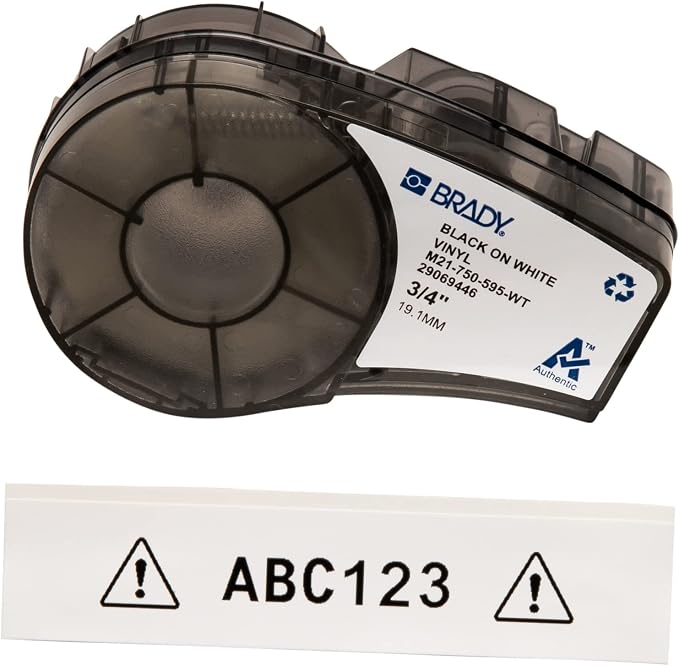 Brady Authentic All-Weather Vinyl Label - Image 2