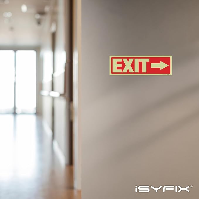 iSYFIX Exit Stickers Signs - Image 5
