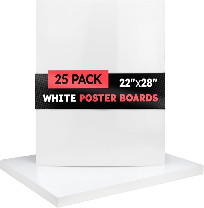 Hygloss Large Poster Board 22x28 by HyglossProductsInc