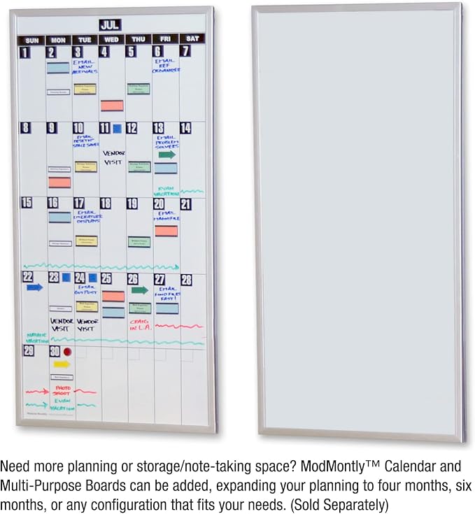 Ultimate Office Magnetic Dry-Erase Whiteboard ModMonthly Planning Calendars - Image 5
