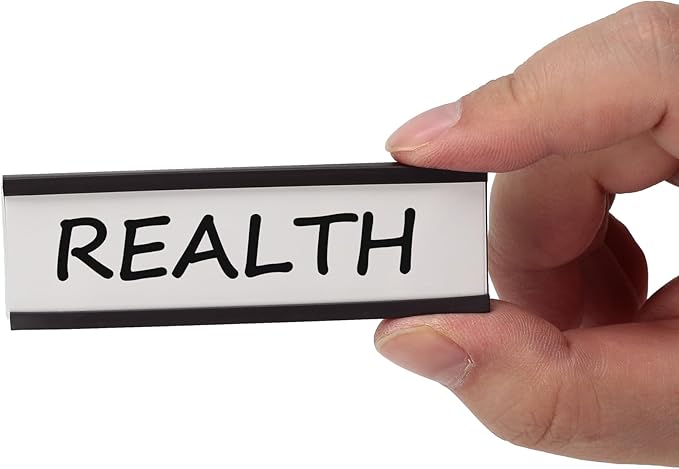 Realth C Channel Magnetic Label Holders 10 Pack 2' x 4'' - Image 4