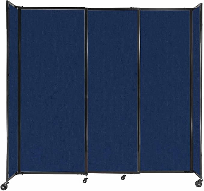 Versare Straightwall Sliding Portable Wall Partition | Freestanding Office by VERSARE