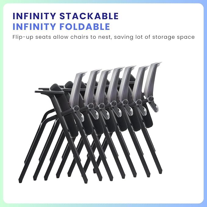 BLANEDUO, 2 Pack Stackable Conference Room Chairs - Image 5