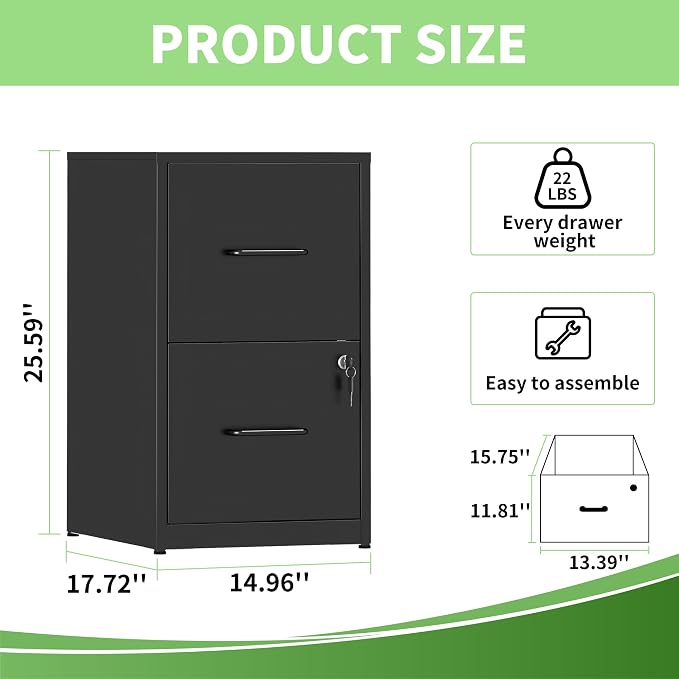 OPTYMIRA Metal File Cabinet - Image 3