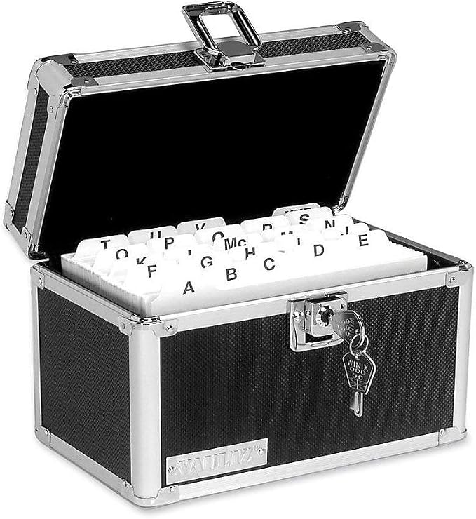 Vaultz Lockable Index Card Holder - Image 6