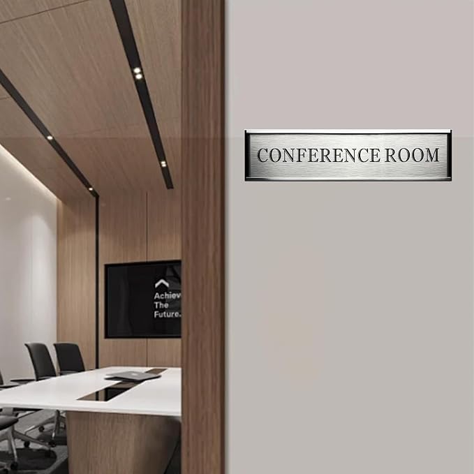 SINKAA Personalized Name Plate for Door or Wall, 2 x 8 inch Custom Office - Image 6